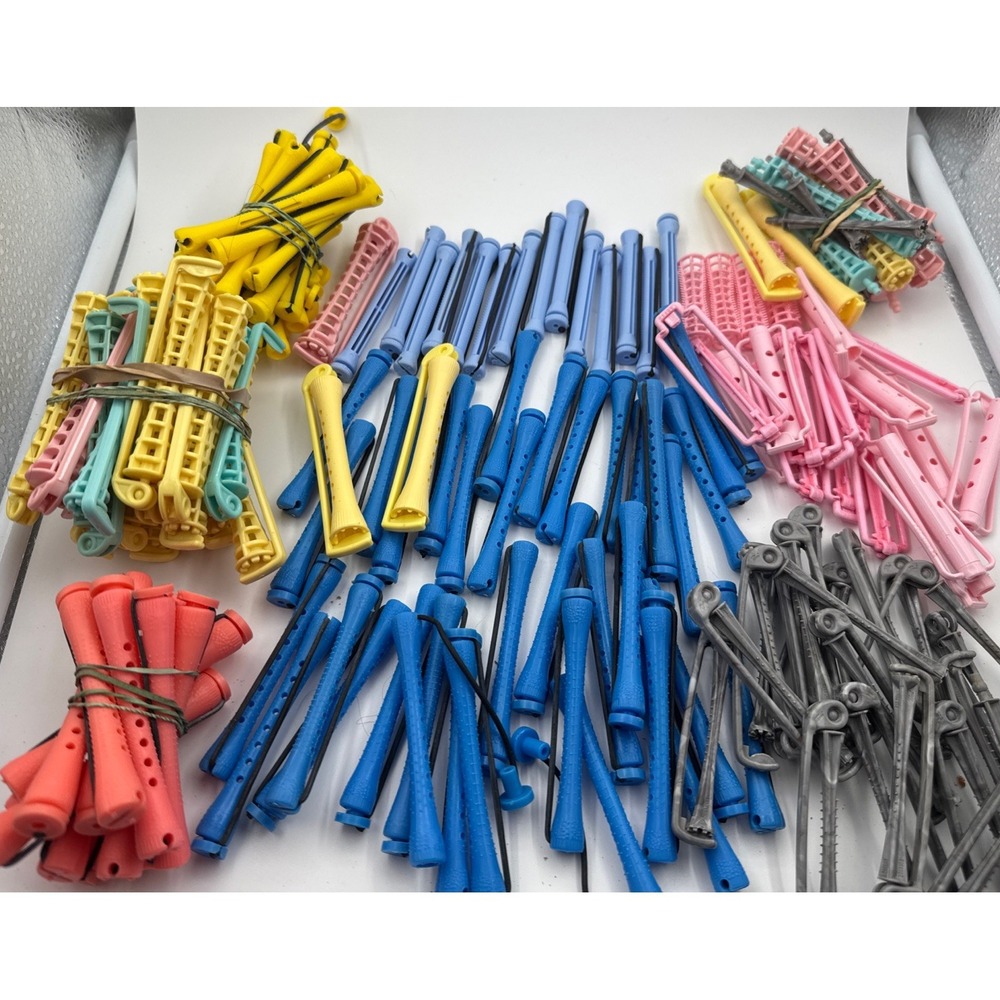 VTG Huge Mixed Lot Perm Rods - 200+ pcs Vintage Colorful